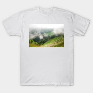 Low Cloud Over Carnic Alps Near Sauris T-Shirt